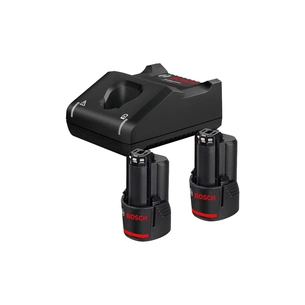 Набір акумулятор + зарядний пристрій 2 x GBA 12V 2.0 Aч + ЗП GAL 12V-41 Bosch (1.600.A01.9R8) зображення 1