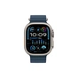 Смарт-годинник Apple Watch Ultra 2 GPS + Cellular, 49mm Titanium Case with Blue Ocean Band (MREG3UL/A) - зменшене зображення 2