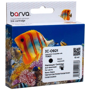 Картридж Barva Epson T0921/T1081 (C13T10814A10) 260ст, black (IC-0921) зображення 1