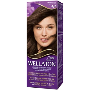 Фарба для волосся Wellaton 4/0 Темний шоколад 110 мл (4056800023035) зображення 1