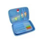 Пенал Cool For School 1 відділення з органайзером блакитний (QT-5650-Blue) - зменшене зображення 2