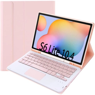 Чохол до планшета BeCover Keyboard+TouchPad Samsung Tab S6 Lite 10.4 P610/P613/P615/P619 Pink (712365) зображення 1