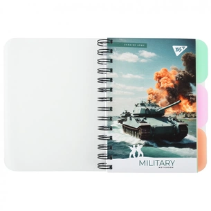 Блокнот Yes В6 Military 144 аркуша пластикова обкладинка (681981) зображення 1