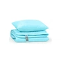 Ковдра MirSon Набір шовковий №1688 Eco Light Blue 140х205 + подушка (2200002656863) - зменшене зображення 3