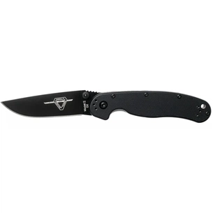 Ніж Ontario Knife RAT II D2 Black, Black Blade (ON8830) зображення 1