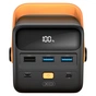 Батарея універсальна XO 50000mAh, PD/20W, QC3.0/22.5W, flashlight, Input(Type-C,MicroUSB), Output(3*USB,Type-C) (XO-PR168 / 29187) - зменшене зображення 2
