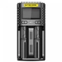 Зарядний пристрій для акумуляторів Nitecore Digicharger UMS2 (2 channels, LCD, Li-ion, IMR, Ni-Mh, Ni-Cd, 4A) (UMS2) - зменшене зображення 1
