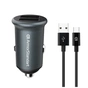 Зарядний пристрій Armorstandart 2xUSB QC3.0 Grey + cable USB-C (ARM82459) - зменшене зображення 1