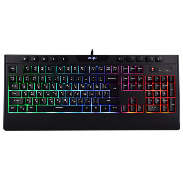 Клавіатура Ergo KB-510 USB Black - зображення 1