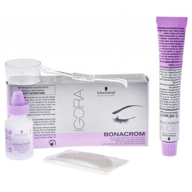 Фарба для брів Schwarzkopf Professional Igora Bonacrom Black (4045787292398) - picture 1