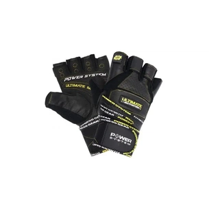 Рукавички для фітнесу Power System Ultimate Motivation PS-2810 Black Yellow Line XL (PS_2810_XL_Black/Yellow) зображення 1