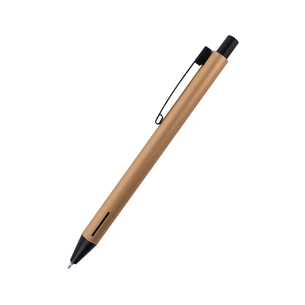 Ручка масляна Axent автоматична Prime, корпус золотий, синій (AB1103-35-02-A) зображення 1