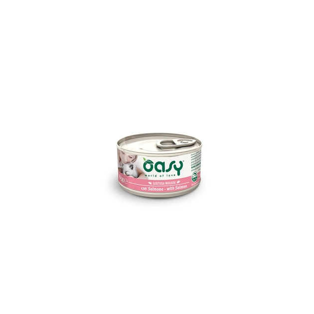 Консервы для кошек OASY Лосось 85 г (8053017342856) - изображение 1