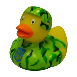 Іграшка для ванної Funny Ducks Милитари утка (L1847) зображення 1