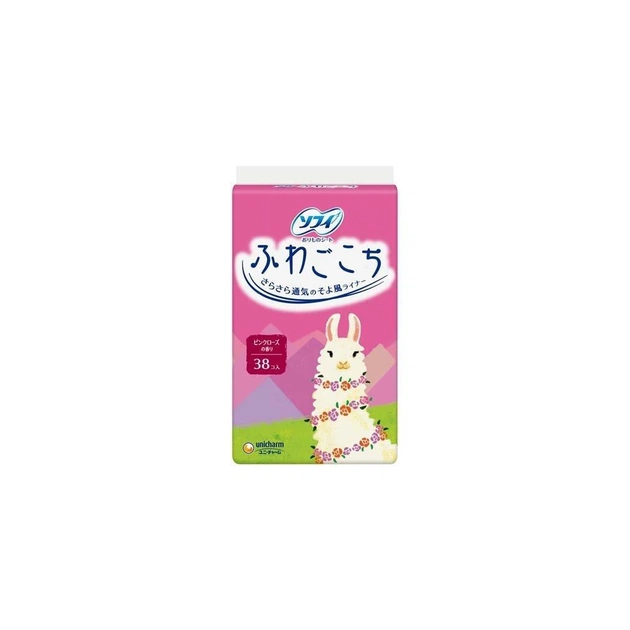 Щоденні прокладки Unicharm Sofy Soft Comfort З ароматом троянди 38 шт (4903111316939) - зображення 1