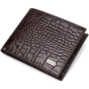 Портмоне Canpellini З натуральної шкіри Коричневе (21870) зображення 1