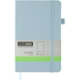 Книга записная Buromax Etalon 125x195 мм 96 листов без линовки обложка из искусственной кожи Голубая (BM.291060-14) - уменьшенное изображение 1