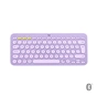 Клавіатура Logitech K380 Multi-Device Bluetooth UA Lavender Lemonade (920-011166) - зменшене зображення 1