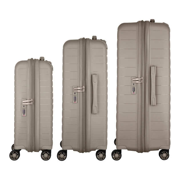 Набір валіз 2E Aero (L+M+S), сіро-коричневі (2E-SPP-AERO-SET3-TP) - зображення 5