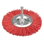 Щітка для електроінструменту Verto на дриль, щітка дискова 100 мм, з хвостовиком (62H714) - зменшене зображення 1