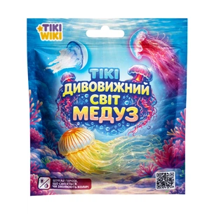 Антистресс Tiki Wiki сюрприз в виде животного Тики Удивительный мир медуз (SQ019) изображение 1