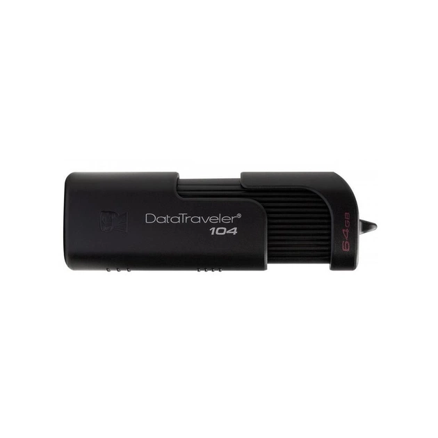 USB флеш накопичувач Kingston 64GB DataTraveller 104 USB 2.0 (DT104/64GB) - изображение 1