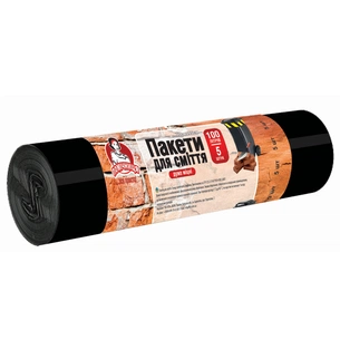 Пакети для сміття Помічниця Для будівельного сміття 100 л 5 шт. (4820164966136) зображення 1