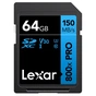 Карта пам'яті Lexar 64GB SDXC class 10 UHS-I (LSD0800P064G-BNNNG) - зменшене зображення 1