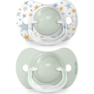 Пустушка Suavinex Dreams фізіологічна 2 шт, 6-18 місяців, зелена (308275) изображение 1