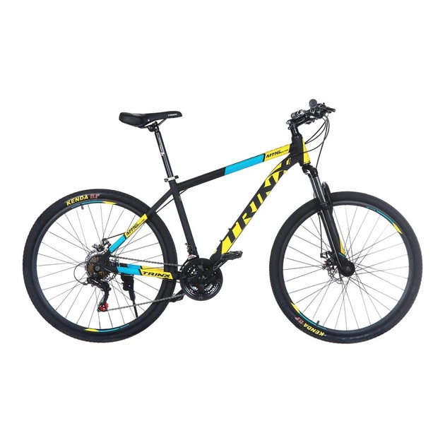Велосипед Trinx Majestic M116Elite 2019 27.5" 18" Matt-Black-Yellow-Blue (M116Elite.18MBYB) - зображення 1