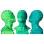 Пластик для 3D-принтера AzureFilm PLA Dual Original 1,75mm 1kg BLUE - GREEN (FP171-5057) - зменшене зображення 3
