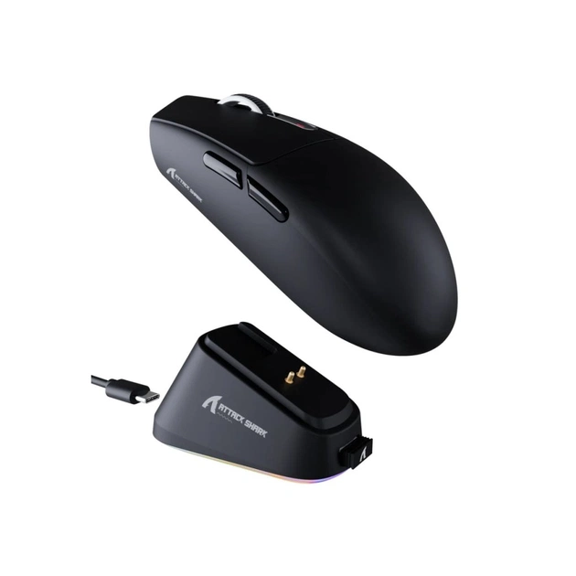 Мышка Attack Shark G3 PRO Wireless/Bluetooth Black (G3PROB_AS) - изображение 1