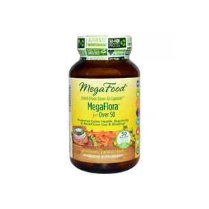 Пробіотики MegaFood Пробиотики MegaFlora Probiotic with Turmeric, 60 капсул (MGF10023) зображення 1