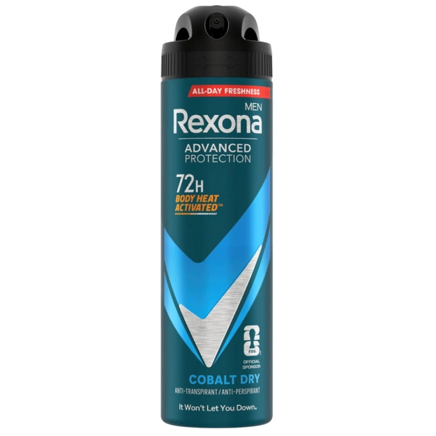 Антиперспірант Rexona Men Кобальт 72 години 150 мл (8720181449857) - зображення 1
