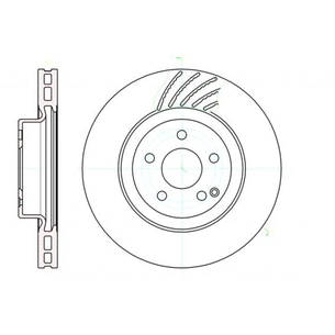 Гальмівний диск REMSA 61142.10 зображення 1