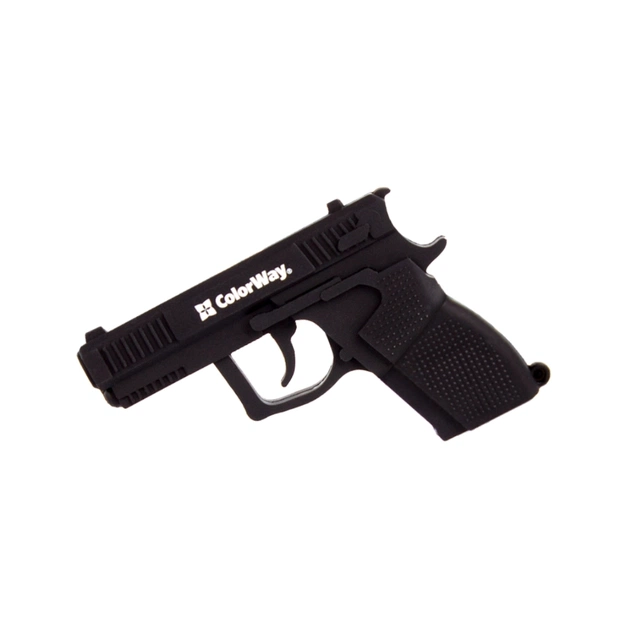 USB флеш накопичувач ColorWay Pistol 64 GB 3.0 Black (CW-USBPL64) - picture 1