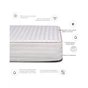 Наматрацник MirSon шовковий DeLuxe Silk Aloe Vera 301 120x190 см (2200000376411) - зменшене зображення 2