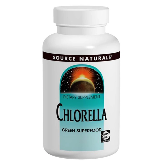 Витаминно-минеральный комплекс Source Naturals Хлорелла 500мг, 100 таблеток (SN0675) - изображение 1
