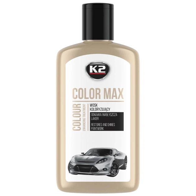 Автополіроль K2 Color Max білий 250 мл (K020WHITE) - picture 1