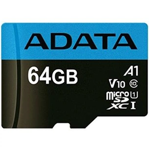 Карта пам'яті ADATA 64GB microSD class 10 UHS-I A1 Premier (AUSDX64GUICL10A1-R) зображення 1