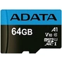 Карта пам'яті ADATA 64GB microSD class 10 UHS-I A1 Premier (AUSDX64GUICL10A1-R) - зменшене зображення 1