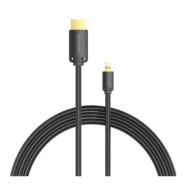 Кабель мультимедійний HDMI M to HDMI micro M 3.0m V2.0 4K 60Hz Vention (AGIBI) - picture 2