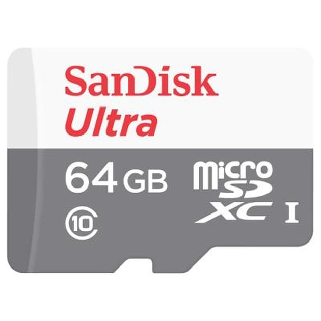 Карта пам'яті SanDisk 64GB microSDXC class 10 UHS-I Ultra (SDSQUNB-064G-GN3MA) - изображение 1