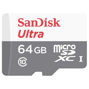 Карта пам'яті SanDisk 64GB microSDXC class 10 UHS-I Ultra (SDSQUNB-064G-GN3MA) зображення 1