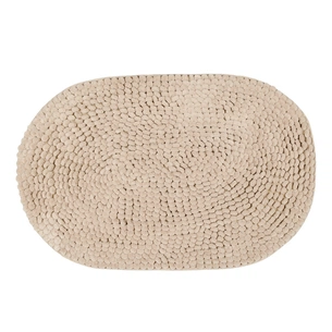 Килимок для ванної Home Line Овальний Lira бежевий 60х90 см (166438) зображення 1