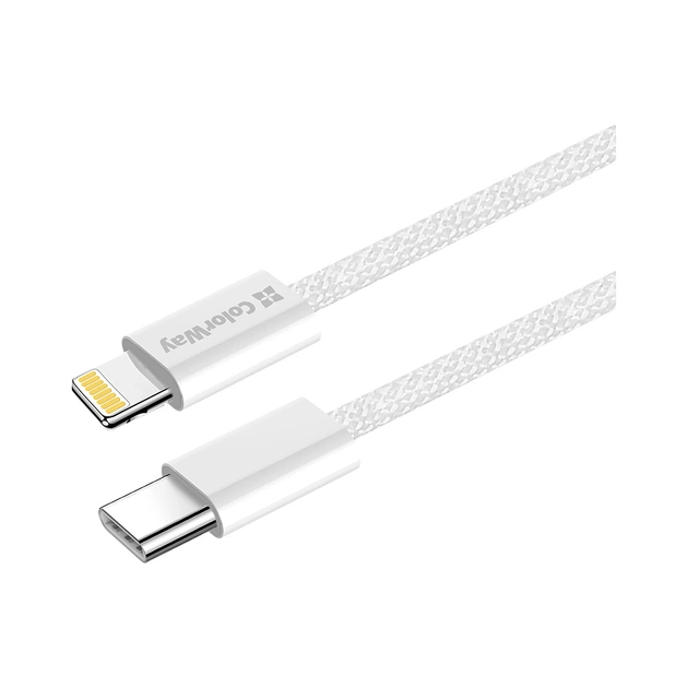 Дата кабель USB-C to Lightning 1.0m 27W grey ColorWay (CW-CBPDCL061-GR) - picture 4