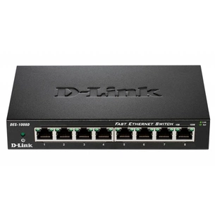 Комутатор мережевий D-Link DES-1008D зображення 1