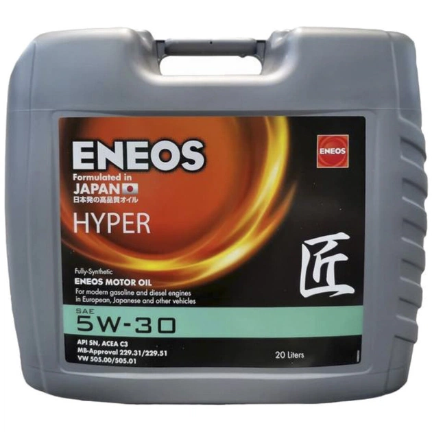 Моторное масло ENEOS HYPER 5W-30 20л (EU0030201N) - изображение 1