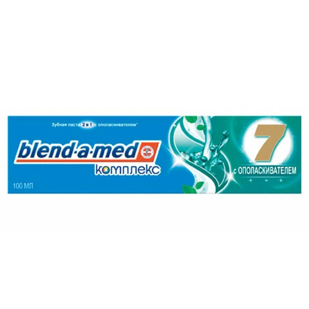 Зубна паста Blend-a-med Комплекс 7 з ополіскувачем 100 мл (5410076260904) - зображення 1