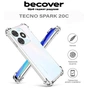 Чохол до мобільного телефона BeCover Anti-Shock Tecno Spark 20C (BG7n) Clear (710617) - зменшене зображення 5